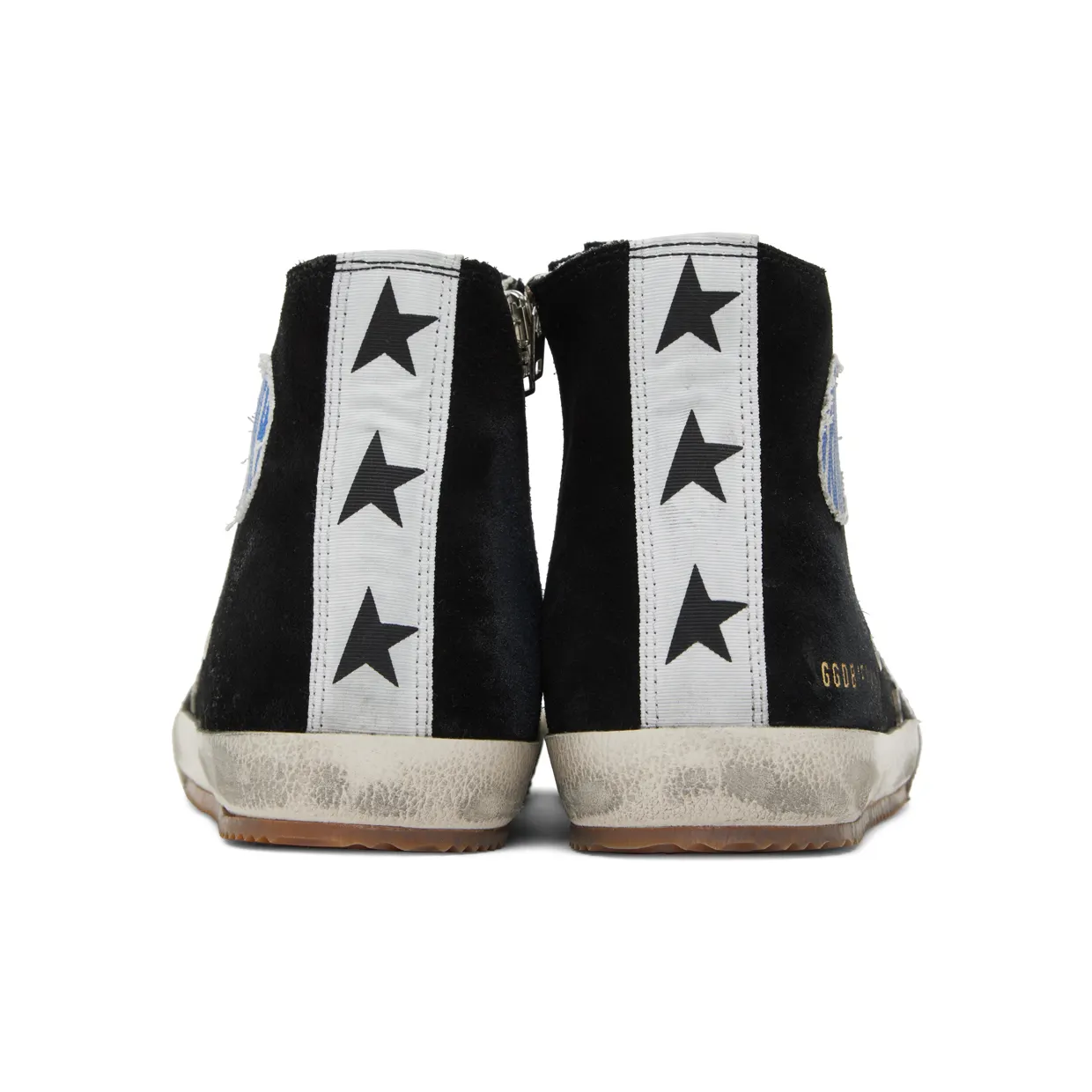 Golden Goose Black Francy Bike High-Top Sneakers (GMF00260.F002753.90312) (2)