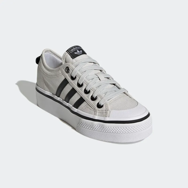 Adidas Nizza Platform Grey One / Core Black / Cloud White (GX2020)