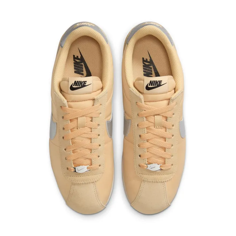 Nike Cortez Textile Sesame Light Orewood Brown Black Metallic Silver (DZ2795-201)