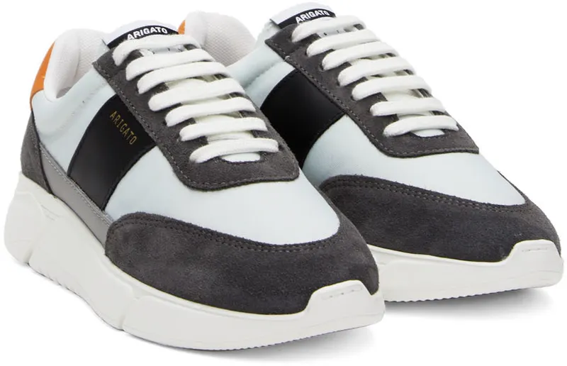 Axel Arigato Black & Orange Genesis Vintage Runner (35048)