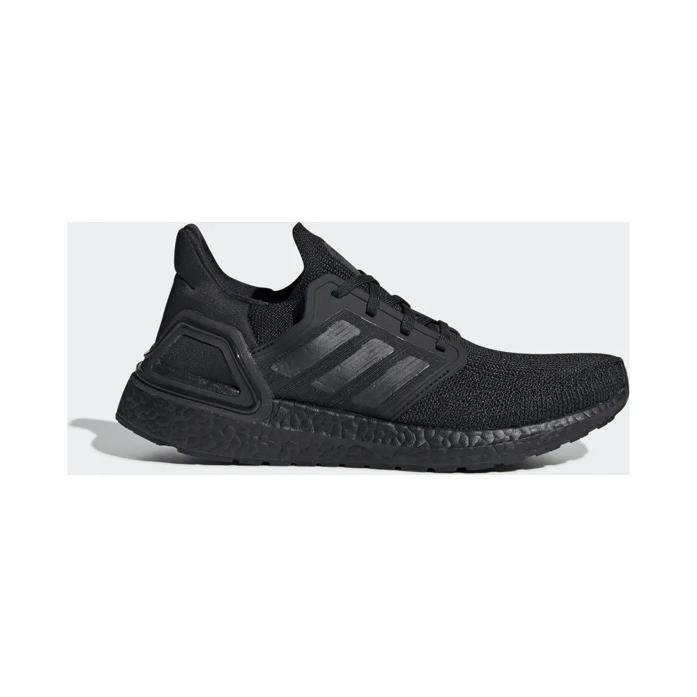 adidas Ultra Boost 20 Triple Black (W) Core Black/Grey Four/Solar Orange (FU8498)