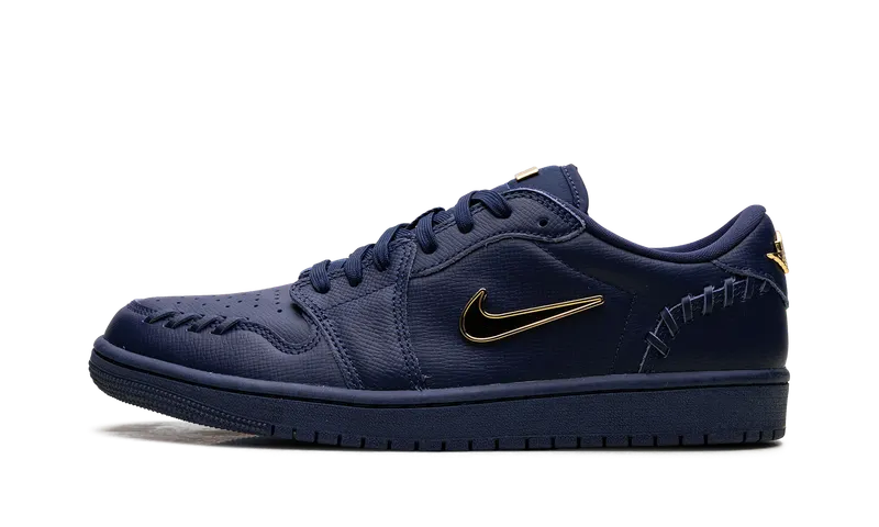 Jordan 1 Low “Method of Make Midnight Navy Metallic Gold” (FN5032-400)