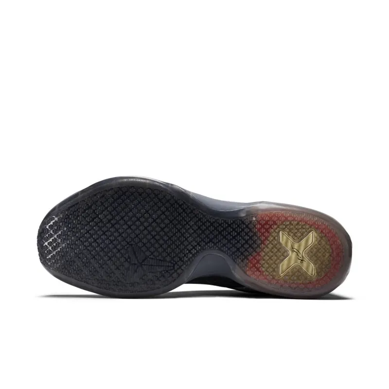 Nike Kobe 10 Pain Tumbled Grey/Night Silver-White-Black (705317-001)