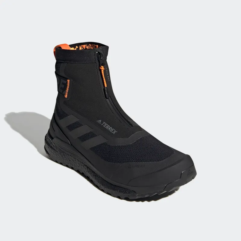 adidas Terrex Free Hiker COLD.RDY Mountaineering Boots Core Black / Core Black / Orange (FU7217)