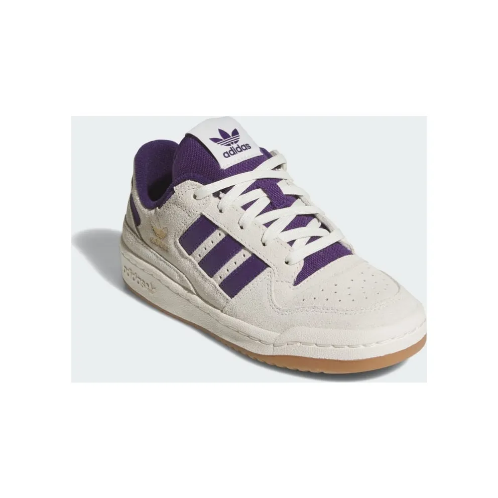 Adidas FORUM LOW CL SHOES Off White / Violet / Gum M2 (JR0381)