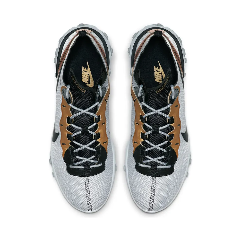 Nike React Element 55 Gold Ranger Pure Platinum/Black (CD7627-001)