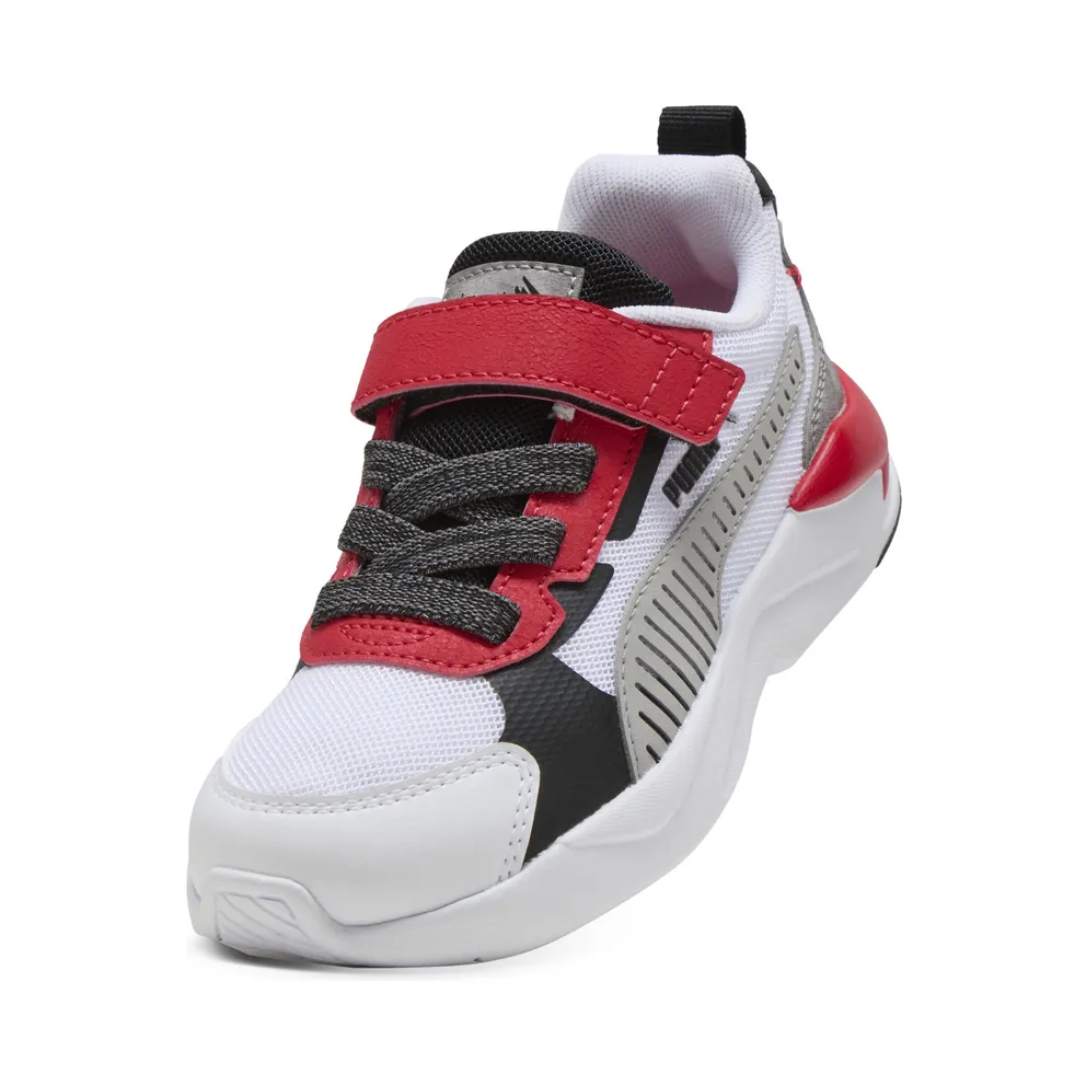 Puma X-Ray 3 MID 90s “Puma White / Gray Echo / For All Time Red” (405024_01)