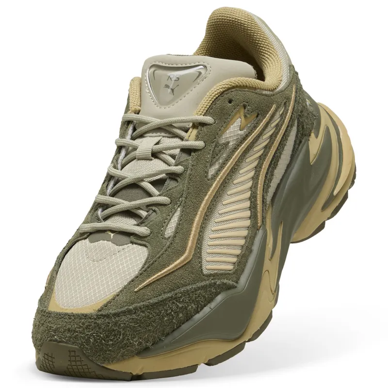 Puma RS Surge Hairy Suede “Pebble Gray / Loden Green” (404327_07)