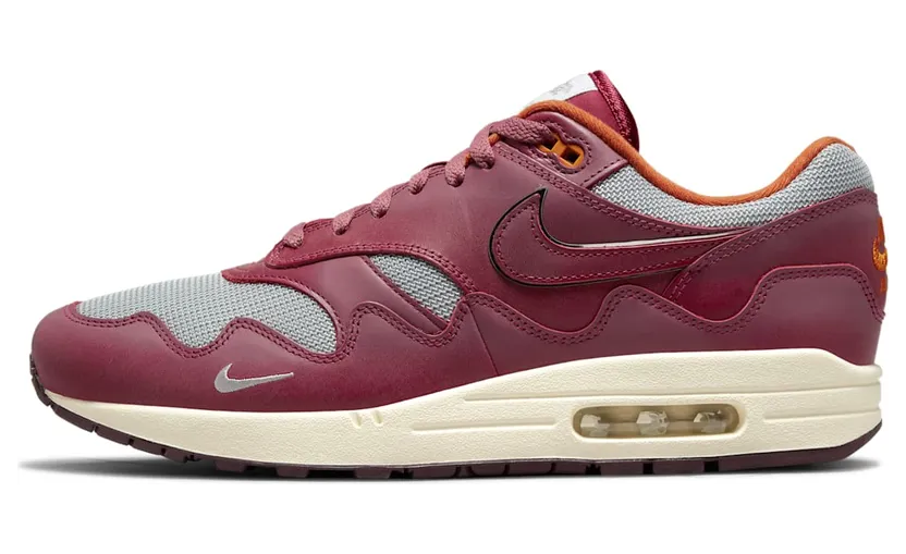 Nike x Patta Air Max 1 Waves Rush Maroon (DO9549-001)