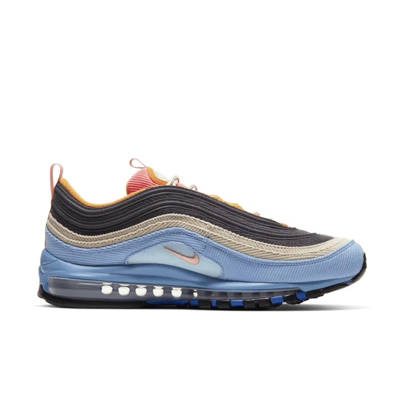Nike Air Max 97 Corduroy Light Blue Light Blue/Pink/Brown-Sand (CQ7512-462)