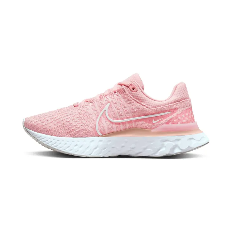 Nike React Infinity Run Flyknit 3 (straat) “Pink Glaze / Pink Foam / Photon Dust / White” (DD3024-600)