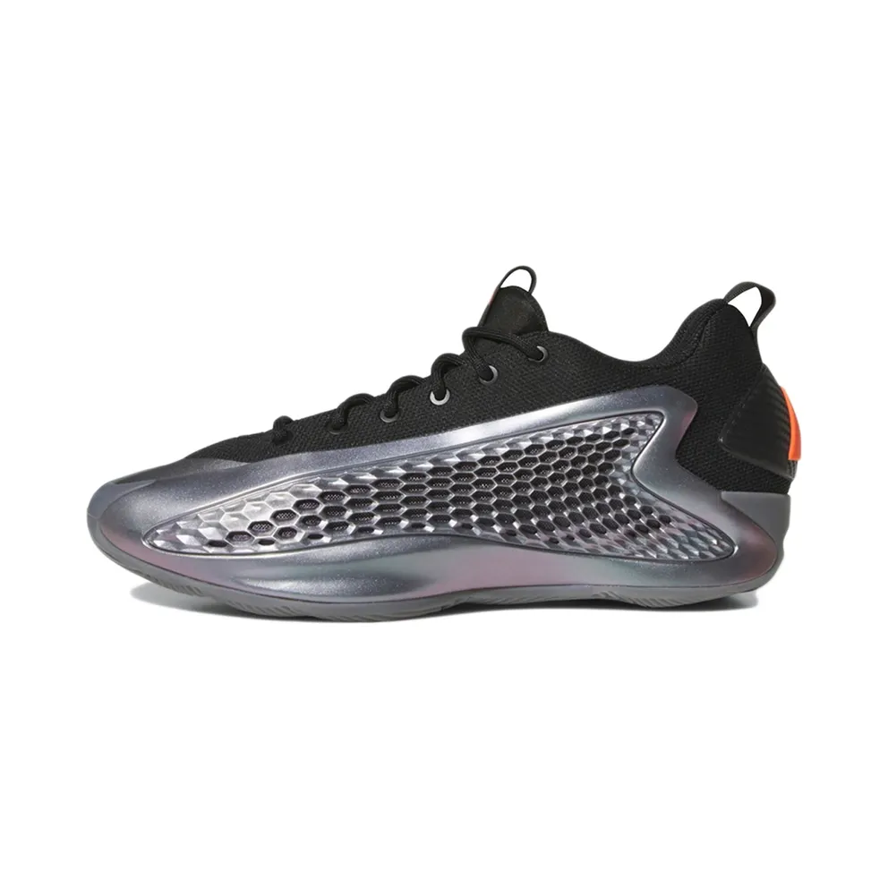 Adidas Anthony Edwards 1 Low Iron Metallic / Core Black / Solar Orange (JQ6141)