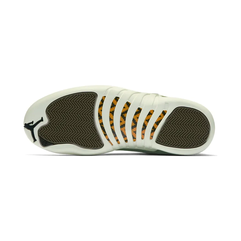Jordan 12 Retro Chris Paul Class Of 2003 Olive Canvas/Black-Sail (130690-301)