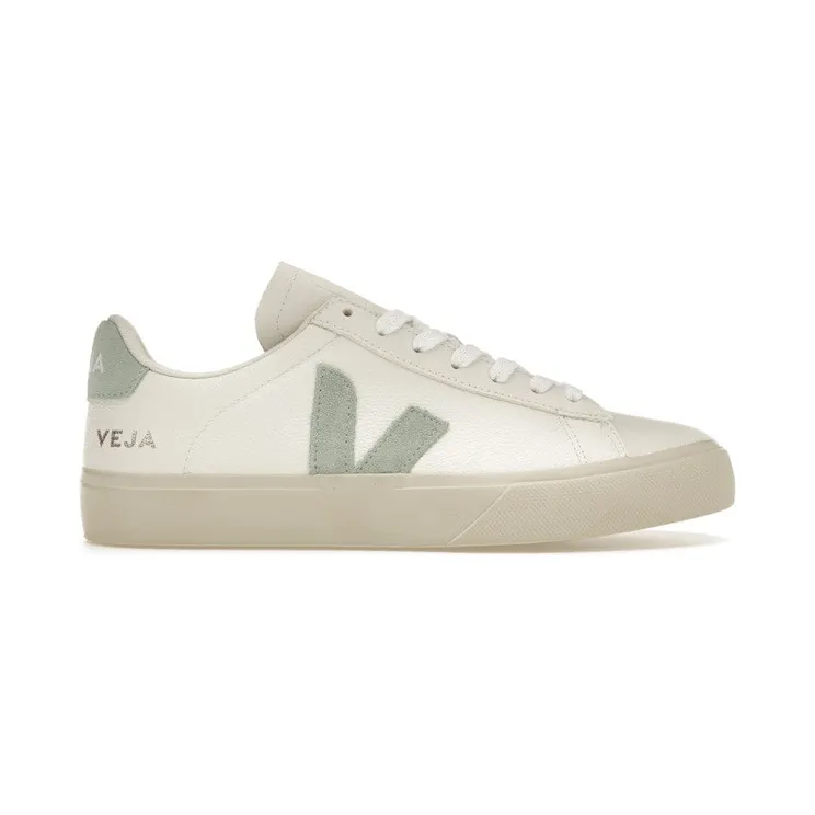 Veja Campo Low Chromefree Leather White Matcha (CP0502485A)