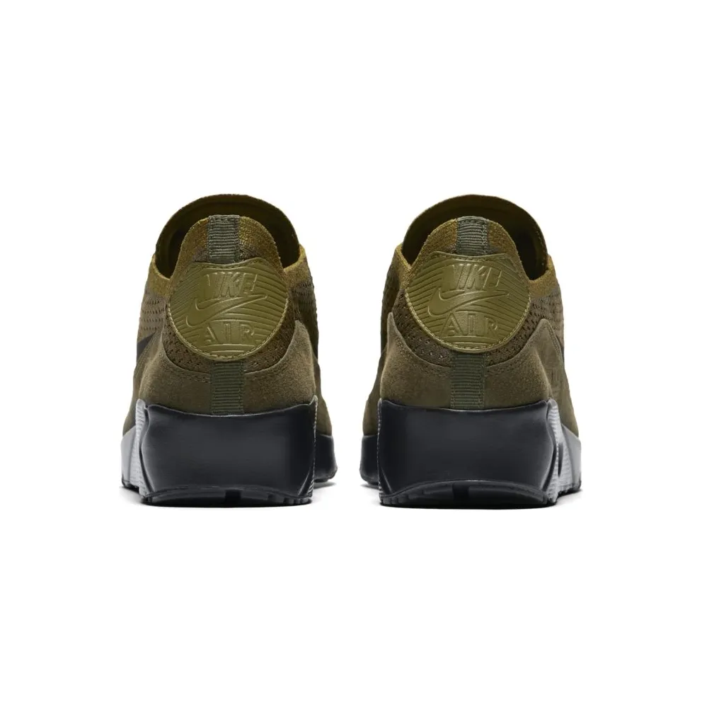 Nike Air Max 90 Ultra 2.0 Flyknit Olive Flak Olive Flak/Black-Cargo Khaki (875943-302)