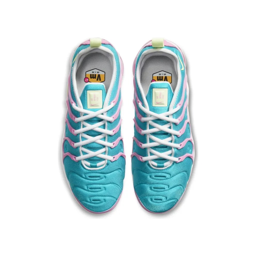 Nike Air VaporMax Plus Easter 2020 (W) White/Platinum Tint-Oracle Aqua-Barely Volt (CW7014-100)