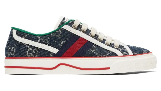 Gucci Blue Tennis 1977 Sneakers (606110 2KQ10)