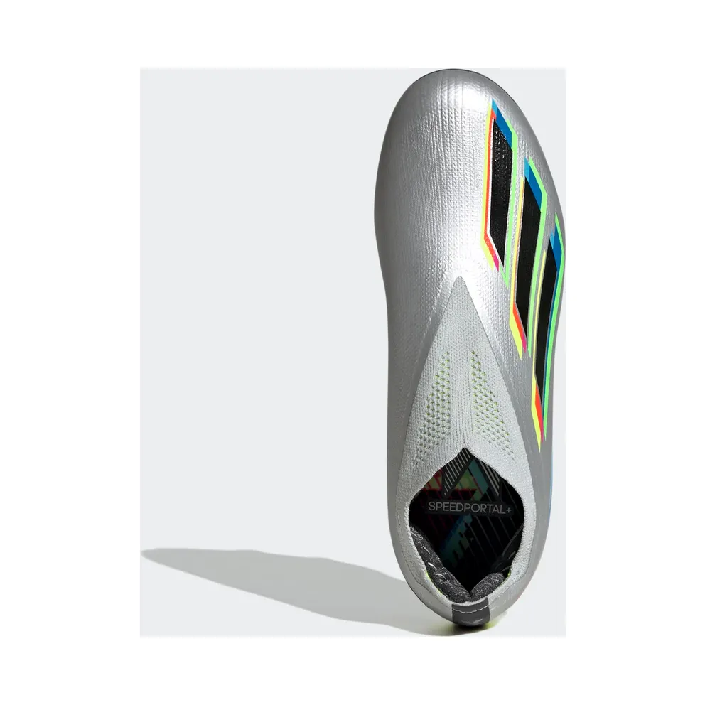 adidas X Speedportal+ Firm Ground Football Boots Silver Metallic / Core Black / Solar Yellow (GW8415)
