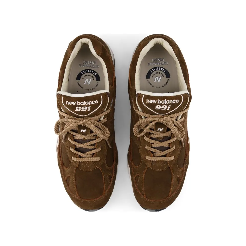 New Balance Made in UK 991 Luxe Suede (M991BR1)