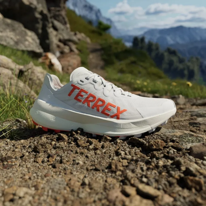 Adidas Terrex Agravic Speed Trail Running Cloud White / Impact Orange / Dash Grey (IH3771)