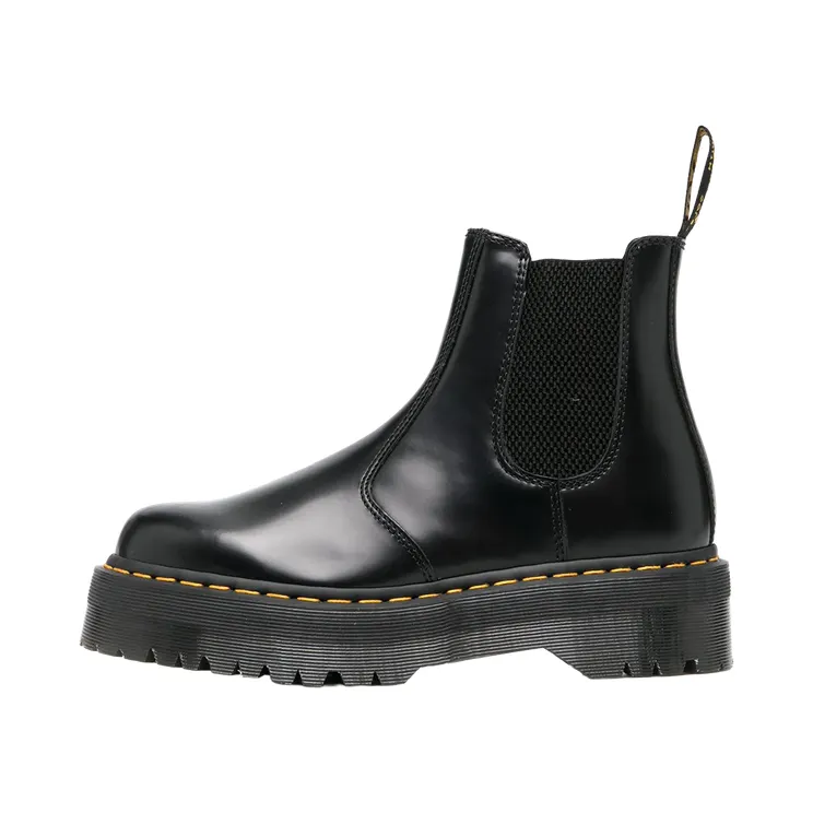 Dr Martens 2976 Smooth Leather Platform Chelsea Boots “Black” (24687001)
