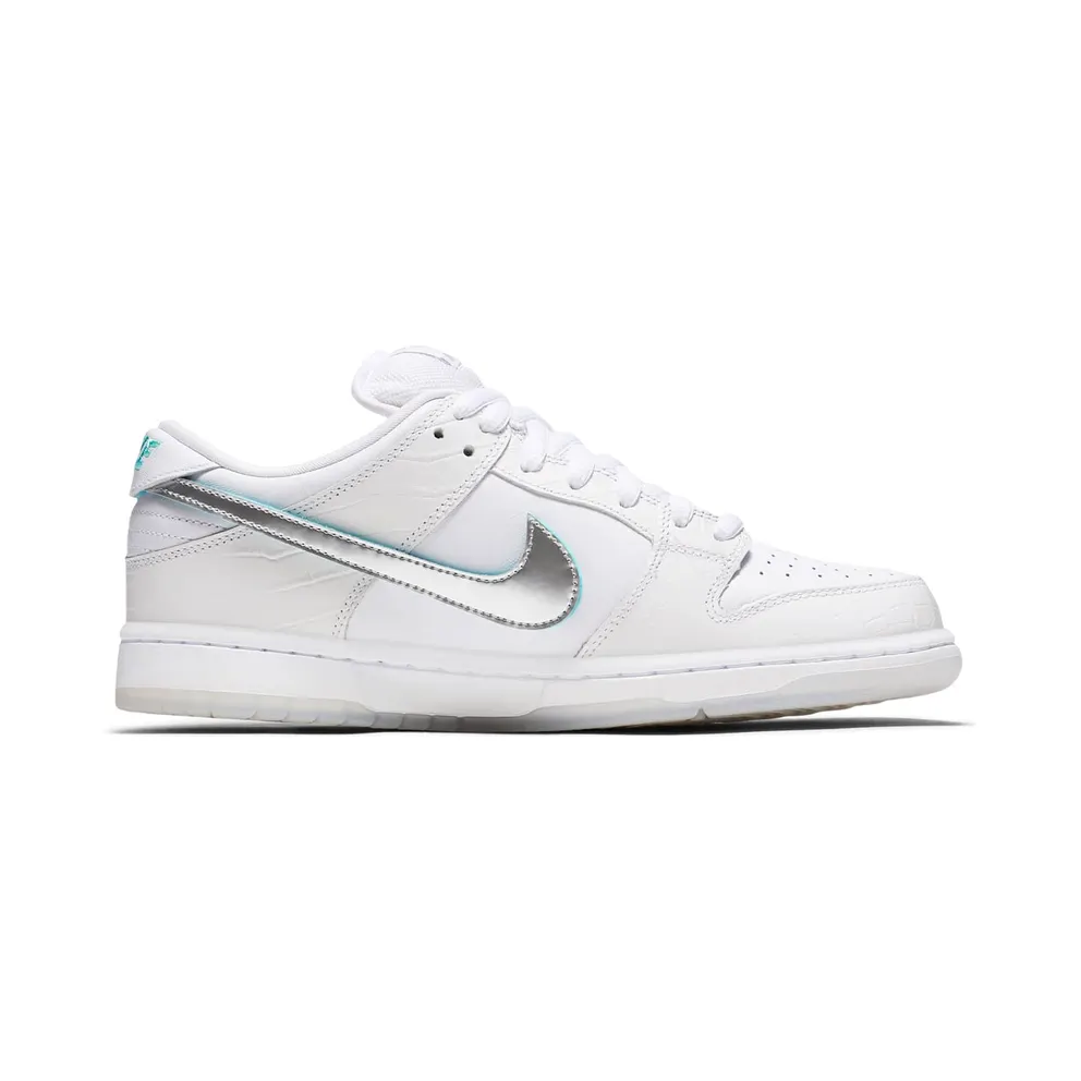Nike SB x Diamond Supply Co. Dunk Low ‘White Diamond’ (2018) (BV1310-100)