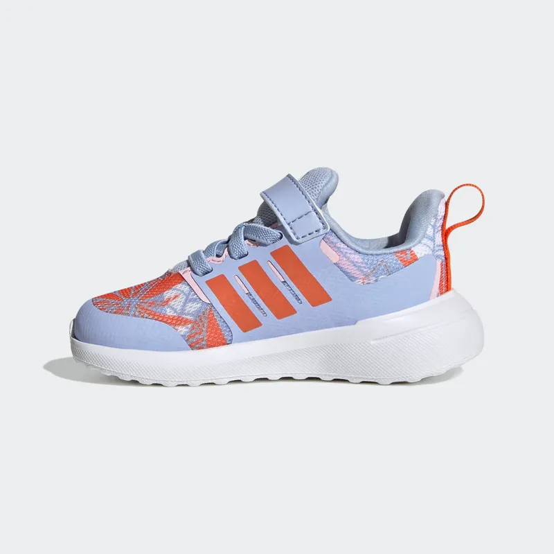 Adidas adidas x Disney FortaRun 2.0 Moana Cloudfoam Sport Running Elastic Lace Top Strap Blue Dawn / Semi Impact Orange / Clear Pink (HP8998)
