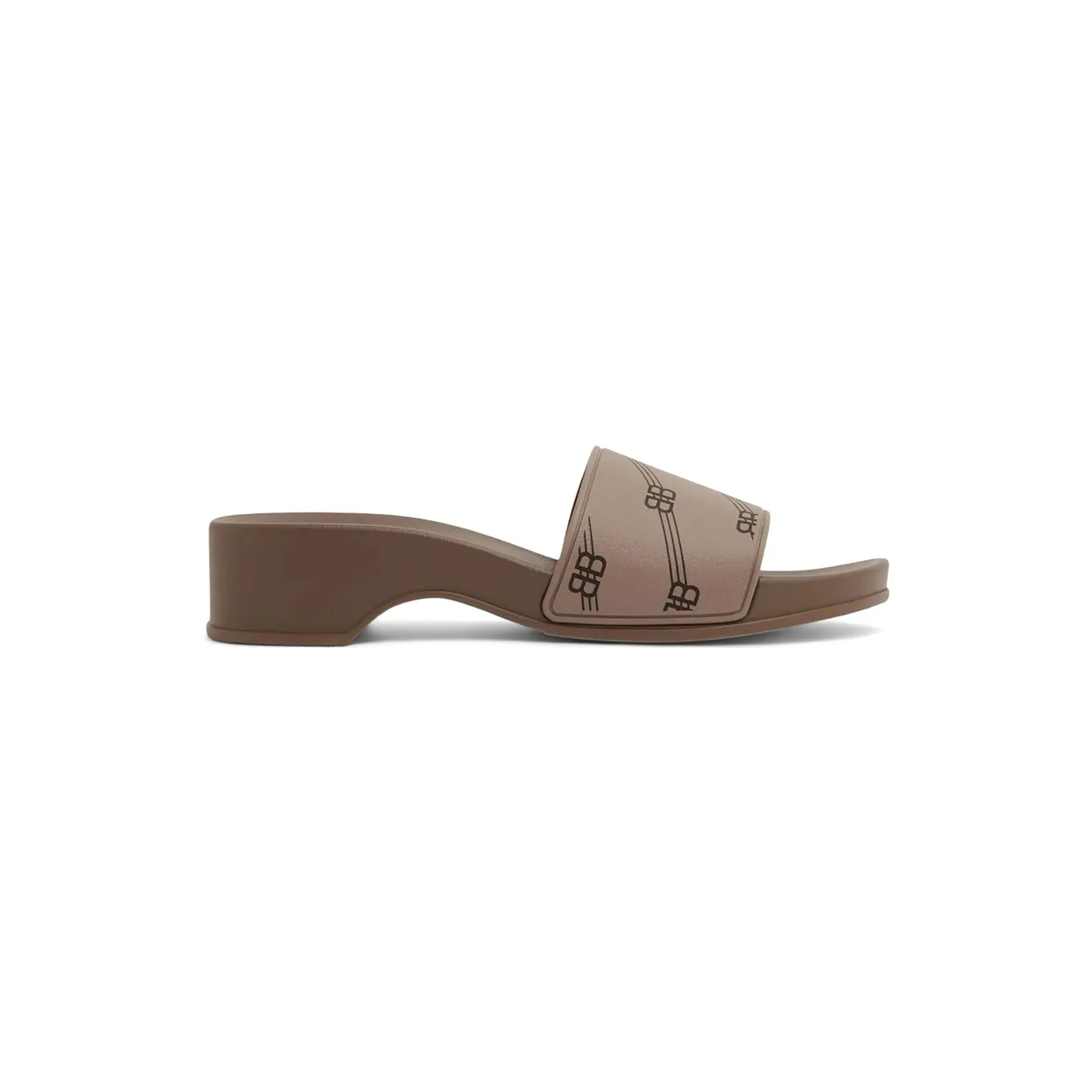Balenciaga Pool Clog Slide Beige BB Monogram (706767W1S9N3020)