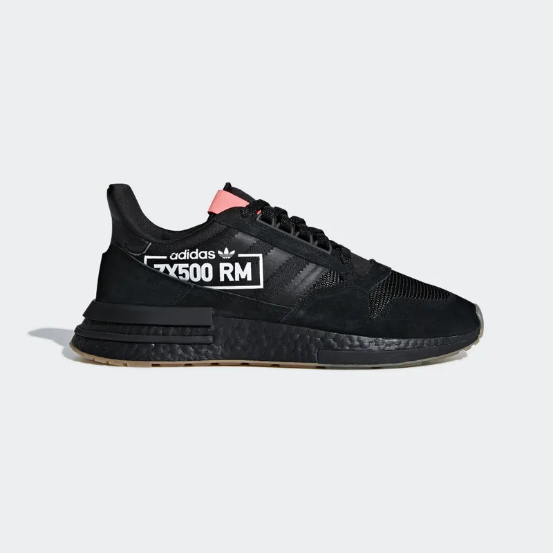 adidas ZX500 RM Alphatype Core Black/Core Black/Flash Red (BB7443)
