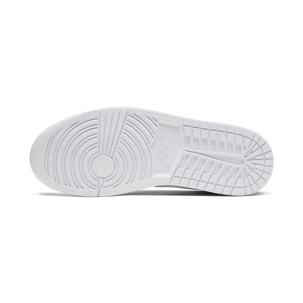 Air Jordan 1 Mid Triple White 2.0 (2020) (554724-130)