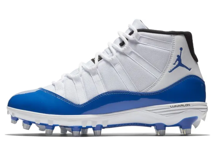 Jordan 11 Retro Cleat White Royal