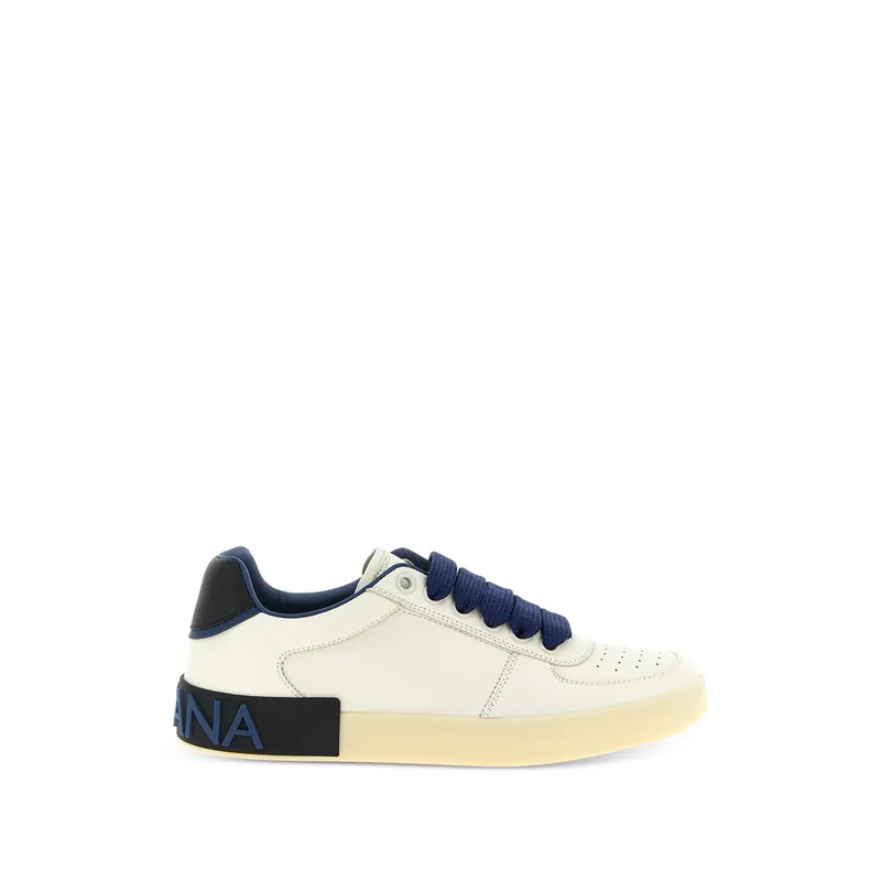 Dolce & Gabbana Portofino Leather “Neutrals/Blue” (CS2392 A0218 8F190)