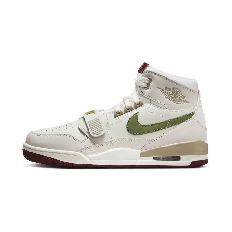 Jordan Legacy 312 Year of the Dragon “Sail / Metallic Gold Grain / Oil Green” (HF0745-131)