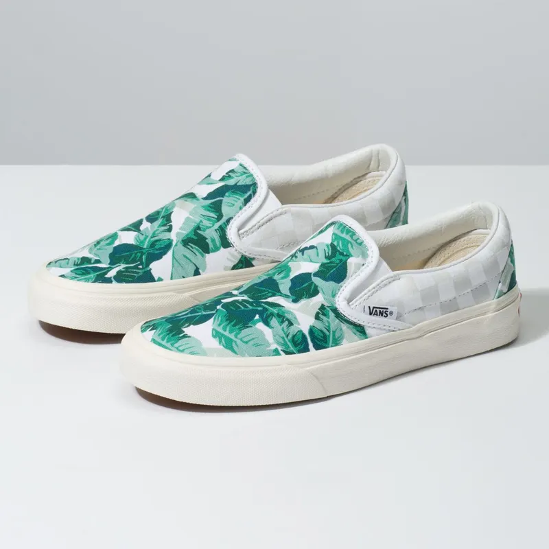 VANS Gepersonaliseerde Leaf Me Alone Slip-on Groen (VN0A3CST807)