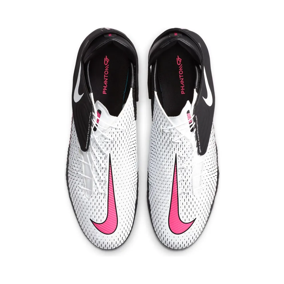 Nike Phantom GT Academy Flyease MG White Pink Blast (DA2835-160)