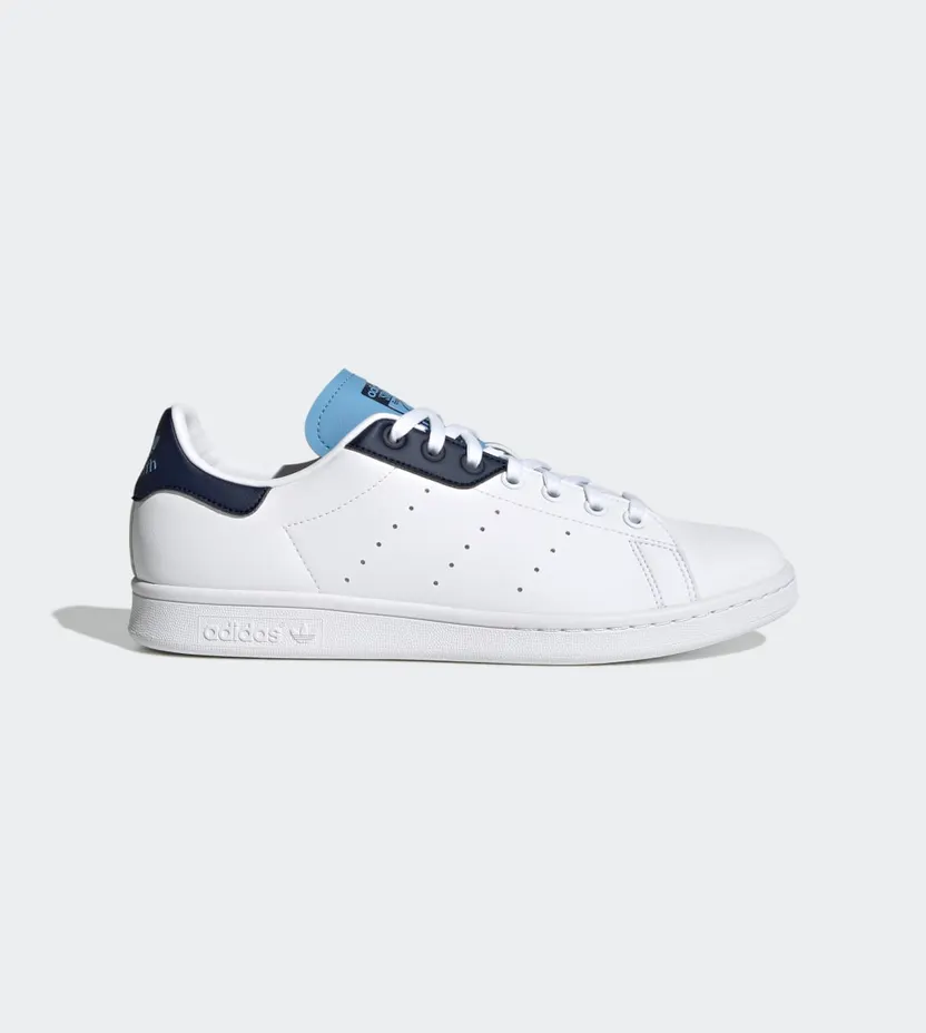 adidas Stan Smith Cloud White / Collegiate Navy / Light Blue (H00332)
