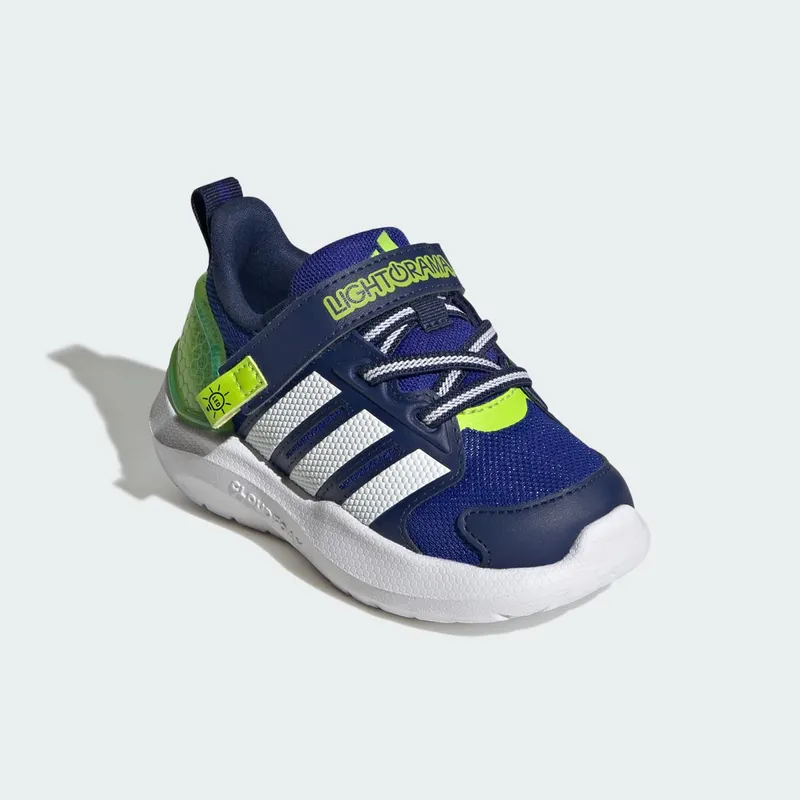 Adidas LIGHTORAMA Shoes INFANTS Lucid Blue / Cloud White / Solar Slime (JQ4161)