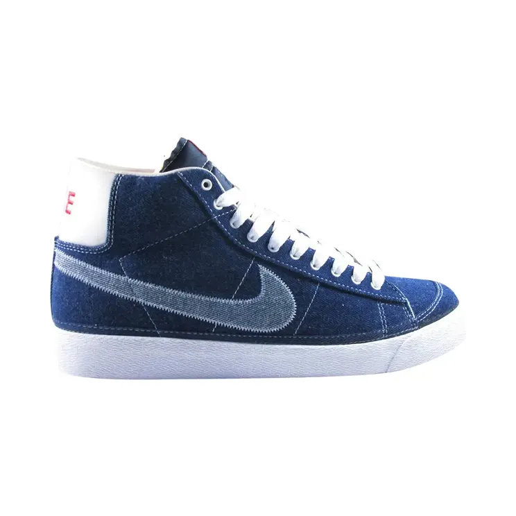 Nike Blazer Mid Canvas Obsidian Sport Red (305556-441)
