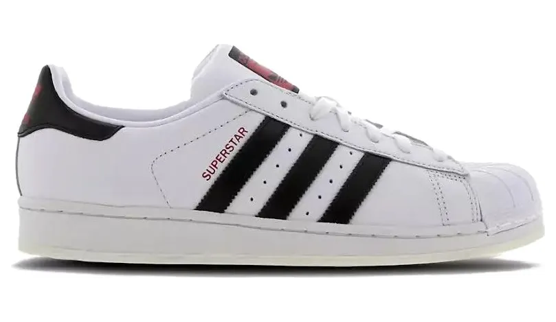 adidas Superstar White Red Black (EF3301)