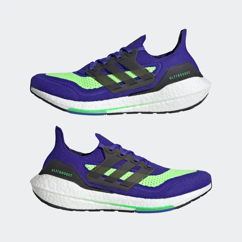 adidas Ultraboost 21 GREEN / Core Black / Screaming Green (S23873)