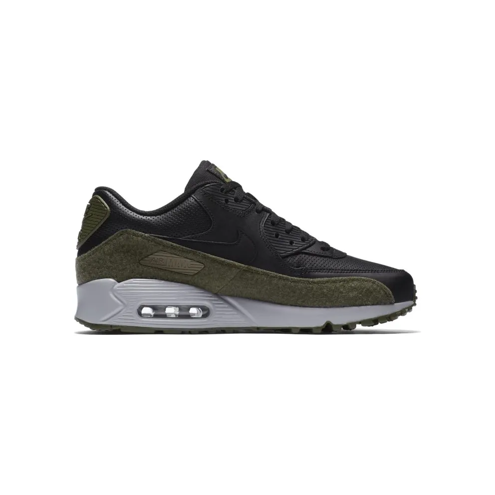 Nike Air Max 90 HAL Black Olive Black/Medium Olive-Flat Silver-Black (AH9974-002)