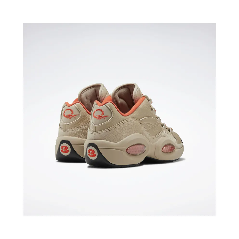 Reebok Question Low Modern Beige Modern Beige/Vivid Orange-Black (Other Brands Other)