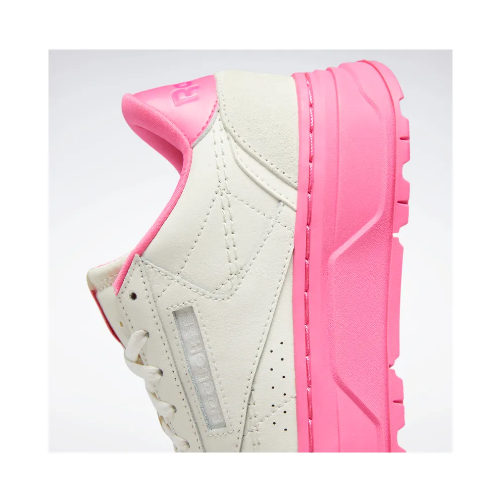 Reebok Club C Double Geo Shoes Chalk / Chalk / Atomic Pink