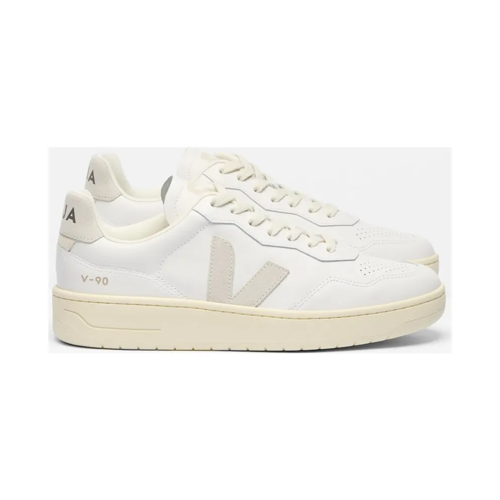 Veja V-90 LEATHER WHITE NATURAL – “White” (VD2003655A)