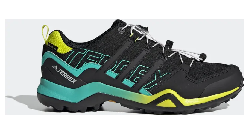 adidas TERREX Swift R2 GORE-TEX Wanderschuh Core Black / Core Black / Acid Mint (FX4553)