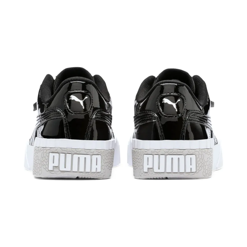 Puma Cali Patent jeugdsportschoenen White/Black (370139-02)
