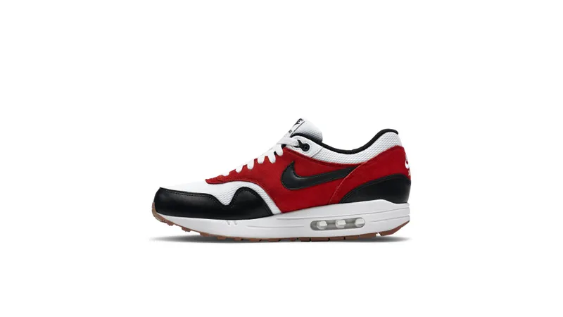 Nike Air Max 1 White Gamma Orange White/Black-Gamma Orange (537383-122)