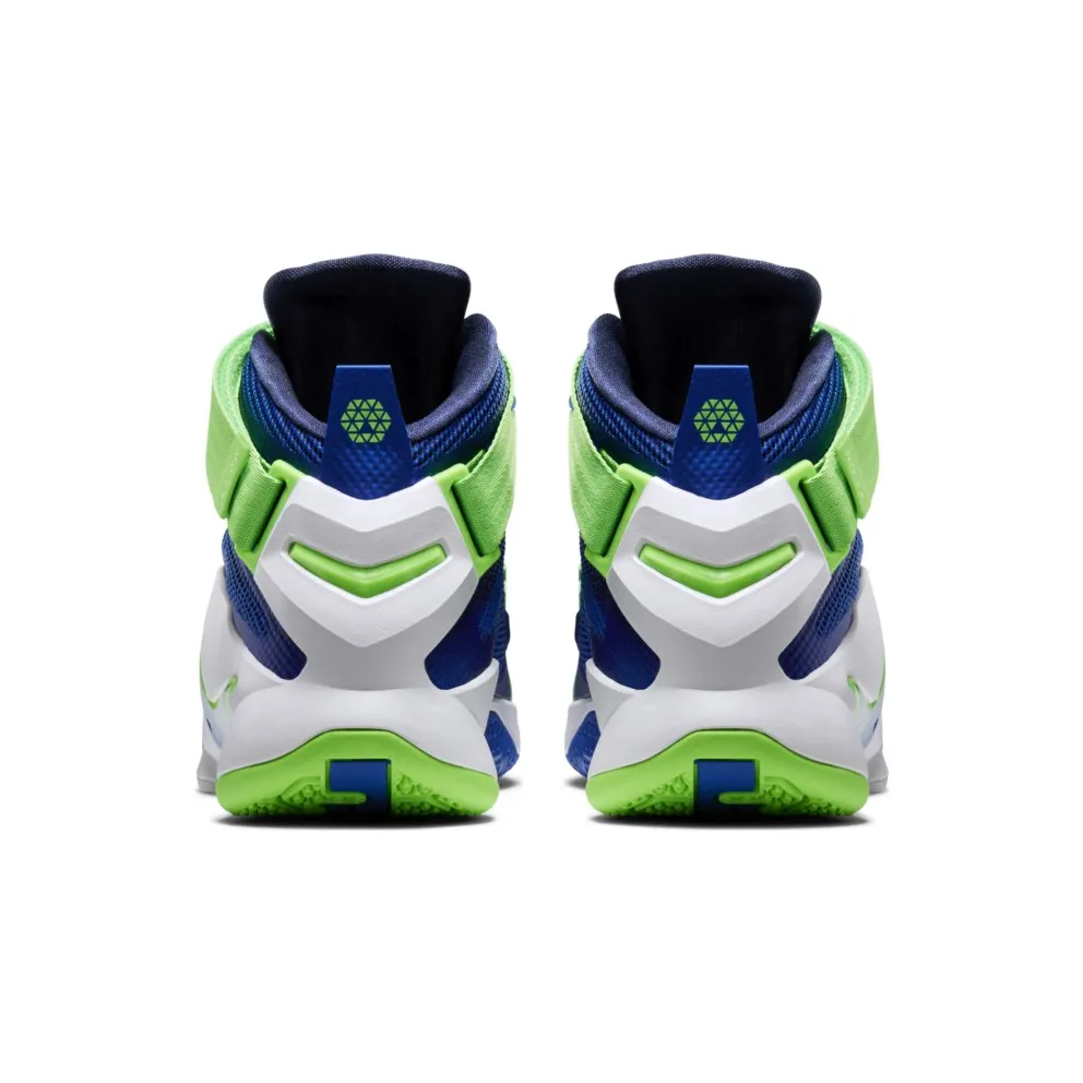 LeBron Soldier 9 “Sprite” Game Royal/Game Royal-White-Green Streak (749417-441)