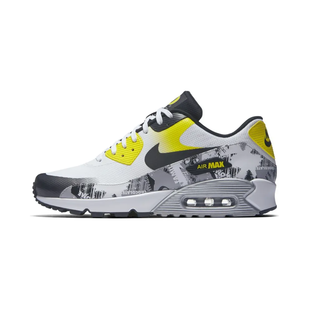Nike Air Max 90 Ultra 2.0 Doernbecher Oregon Ducks White/Black-Dynamic Yellow-White (AH6830-100)