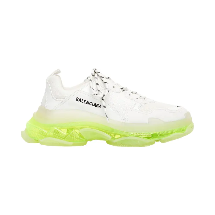 Balenciaga Triple S Clear Sole White Fluo Yellow (W)